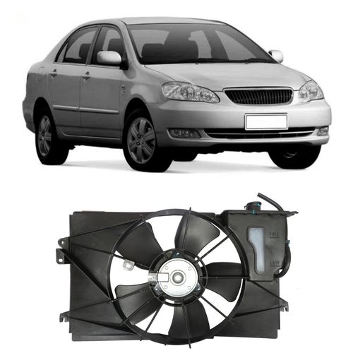 Eletroventilador Toyota Corolla 1.6/1.8 2002/2008 C/ Ar