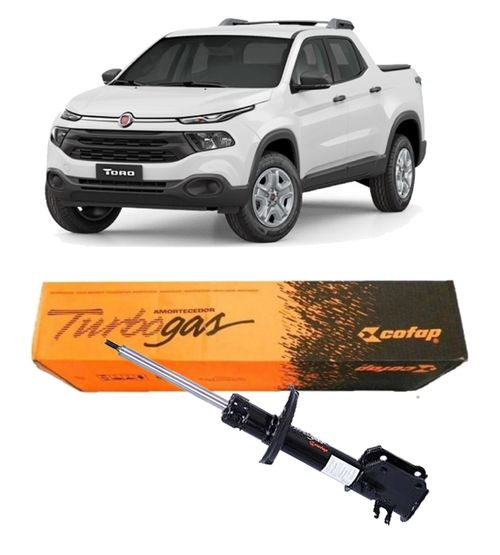 Amortecedor Dianteiro Fiat Toro 1.8 2.4 2016 A 2021 Esquerdo