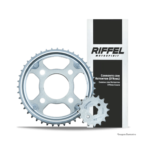 Kit Transmissão Titan/Fan 150 Com Retentor Top - Riffel