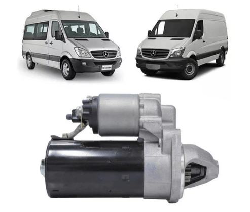 Motor De Partida Mercedes Sprinter 311/ 415/ 515 11> 12 Dentes Bosch 1986S00888