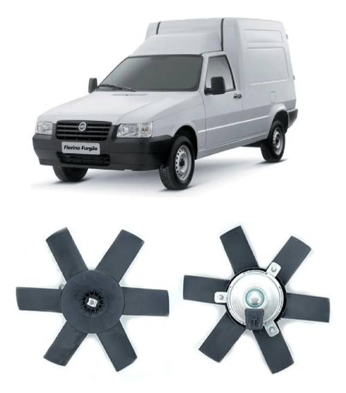 Eletroventilador Ventoinha 12V Fiat Uno Fiorino Com Ar Condicionado MQ0767 MULTIQUALITA