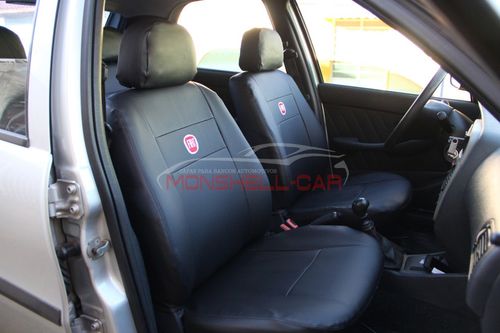 Jogo de Capas Em Couro Para Bancos Palio Siena Uno Palio Weekend Fiat02 001 Monshell