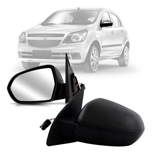 RETROVISOR AGILE 2009 A 2014 MONTANA 2011 A 2022 ELETRICO LADO ESQUERDO RETROVEX