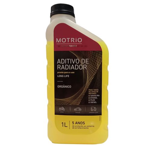 Aditivo do Radiador Long Life Pronto para Uso MOTRIO Amarelo - 1L