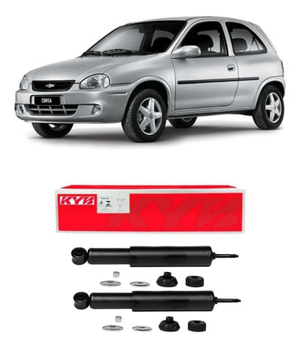 Par Amortecedor Suspensão Traseira Corsa 2000 2001 2002 2003