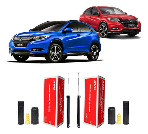 Par Amortecedor Traseiro Com Kit Hrv 2015 2016 2017 2018 19