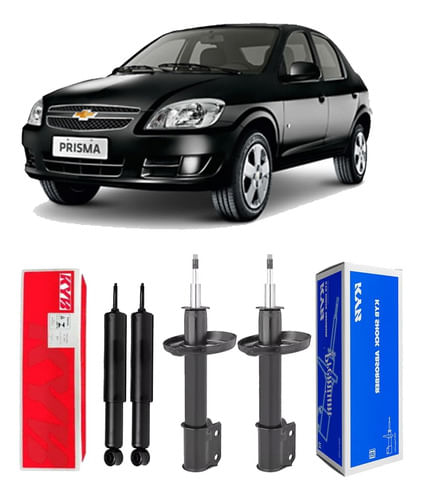 Kit 4 Amortecedor Dianteiro Traseiro Prisma 2006 2007 2008