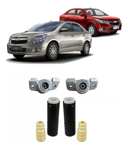 2 Batente Coifa Coxim Traseiro Cobalt 2015 2016 2017 2018 19