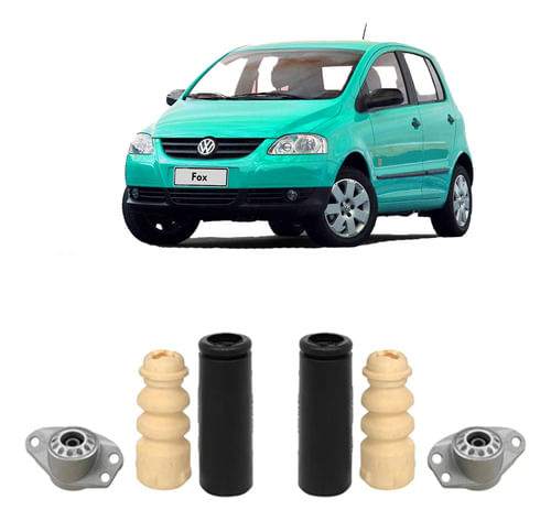 2 Kit Amortecedor Traseiro Vw Fox 2003 2004 2005 2006 2007