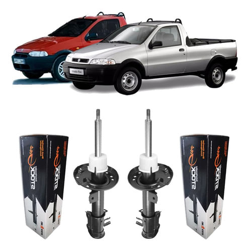 Par Amortecedor Suspensão Dianteira Strada 1998 1999 2000