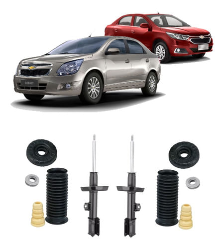 Par Suspensão Dianteira + Kit Cobalt 2016 2017 2018 2019 20
