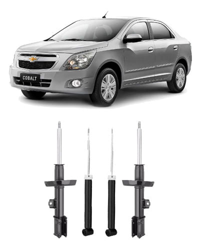 4 Amortecedor Traseiro Dianteiro Cobalt 2011 2012 2013 14 15