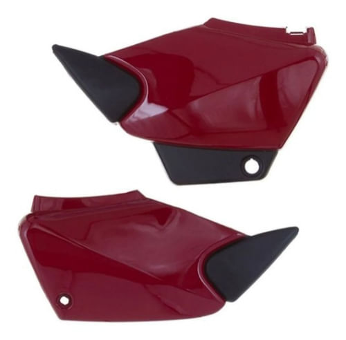 Lateral Fan 125 2005 Vermelho