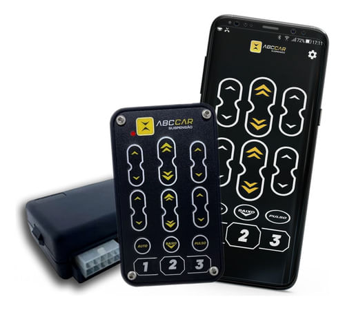Controle Central 8 Canais  Suspensão A Ar Bluetooth