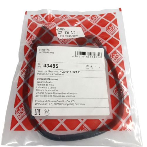 Sensor Pastilha Freio Audi A4 2007/... A5 2009/... A6 2010/... A7 2010/... Q5 2008/... S4 2009/...