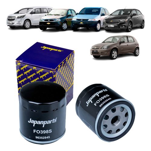 Filtro de Óleo Chevrolet Onix/Agile/Cobalt/Spin/Meriva/Prisma/S10/Astra/Celta/Corsa/Vectra/Kadett/Zafira/Montana - Vários Anos