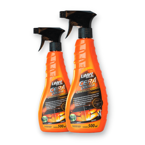 Cera Liquida Cristalizadora Premium Ptfe Limpz Auto 500 Ml