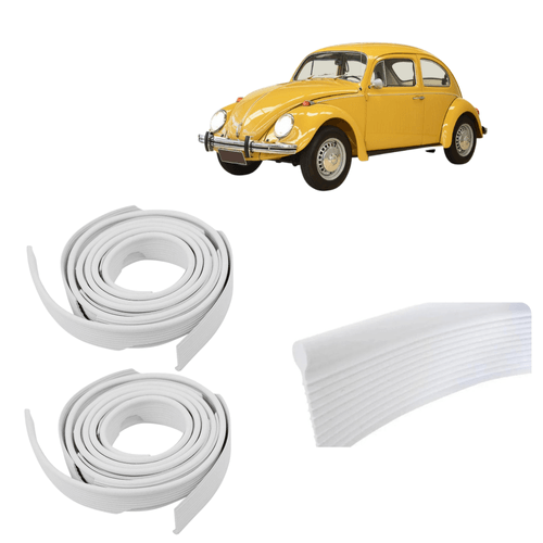 Par Borracha Debrum do Paralama Tras Fusca 59 a 96 Branco