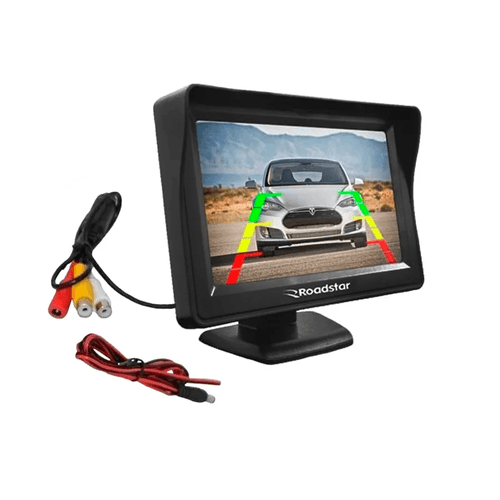 MONITOR 4,3" C/2 ENTRADA DE VIDEO 12/24V RS-430BR ROADSTAR