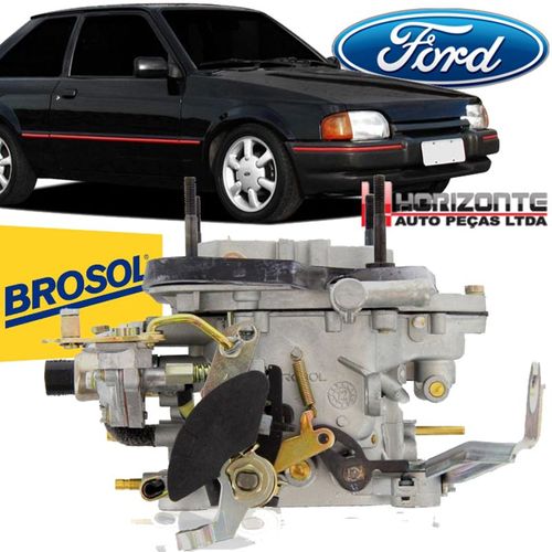 Carburador Escort Del Rey Pampa Belina BLFA CHT 1.6 Gasolina Solex Brosol
