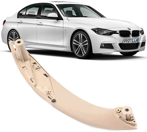 Puxador Porta Dianteira Direita Bmw 320i 325i 330i 328i 335i F30 de 2013 À 2019 - Bege Caramelo