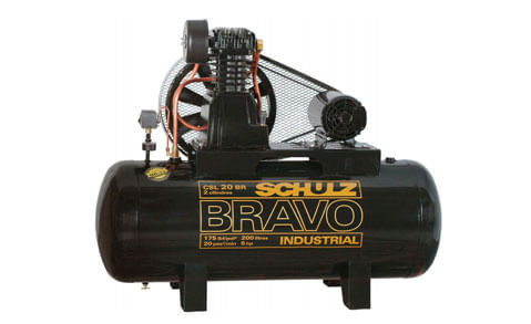 Compressor csl 20br/200l 5hp 220/380v - Schulz