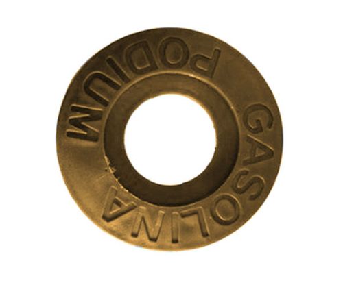 disco de identificação de combustível dourado gasolina podium    / UN / Zarzur