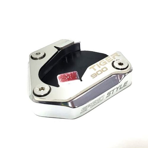 Base Ampliada Descanso Lateral Speed Style Tiger 900 Prata