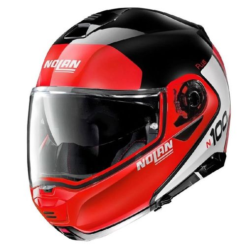 capacete Nolan N100-5 Plus Distinctive Preto/vermelho (27)