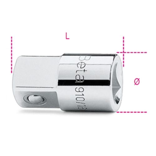 Adaptador para Soquete 3/8" X 1/2" - 910/16 - Beta