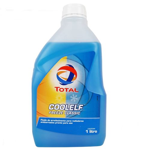 Aditivo Para Radiador Total Coolelf Freeze Classic Anticorrosivo Pronto Para Uso 1L