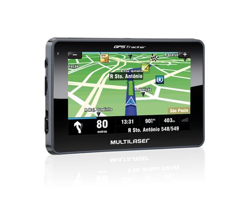Navegador Gps Multilaser Tracker Iii Tela 4,3 Preto - GP033