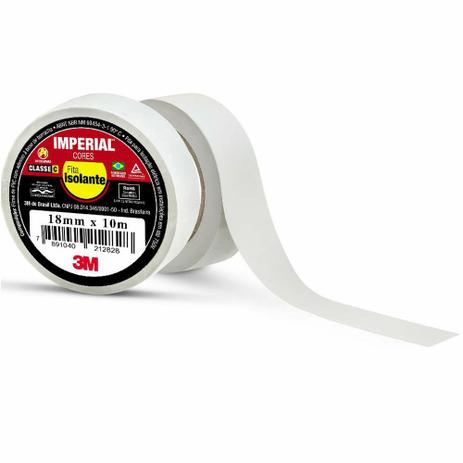 FITA 3M IMPERIAL BRANCA 18MMX10M