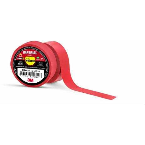FITA 3M IMPERIAL VERMELHA 18MMX10M
