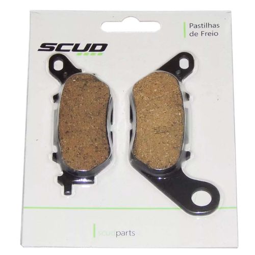 Pastilha Freio Factor 125 09/15 Crypton 115 NMax 160 Mt03 R3 Traseira Scud