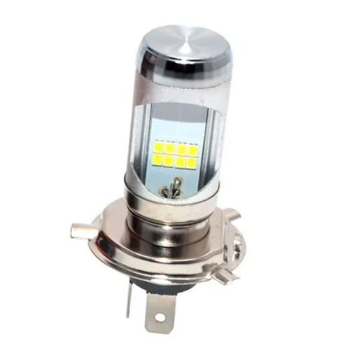 Lampada Farol Led Moto H4 3000k Cb300 Fazer Twister 16 Leds