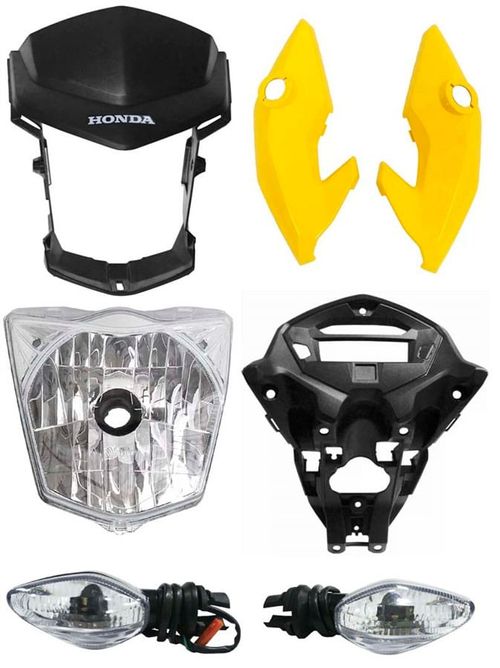 Kit Farol Fan 125 Fan 150 2014 2017 Titan 150 2014 2015 Fan 160 2016 Cores