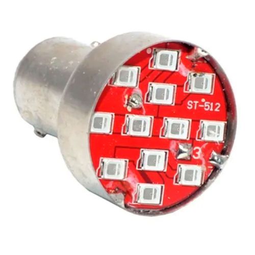 Lâmpada Led Stop Vermelha Unidade