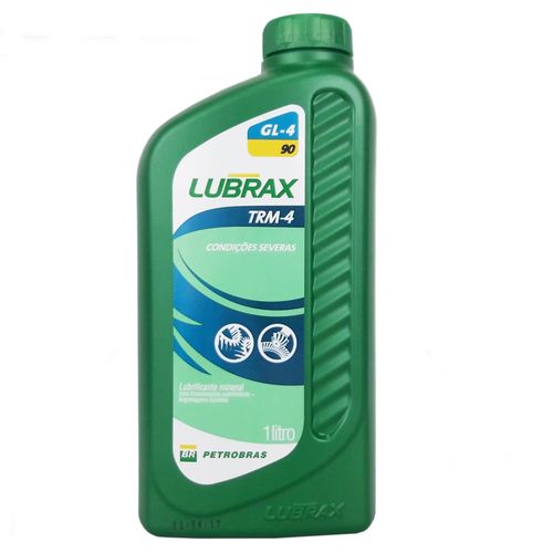 Óleo Lubrificante Mineral Monoviscoso Petrobras Lubrax TRM-4 para Transmissões Hipóides Api GL-4/90 - 1L