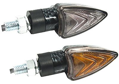Mini Pisca Carbono Fusion Acompanha Lente Fumê & Normal Top