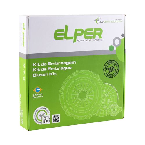 KIT EMBREAGEM PASSAT MOTOR AP 1.6 1.8 1982 A 1989 - 62280 - 80196