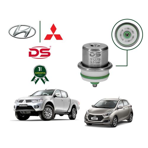 DS - 11279 - REGULADOR DE PRESSÃO HB20 1.0 3CIL 12V FLEX 12>16  HB20 1.6 4CIL 16V FLEX 12>16 L200 TRITON 3.5 V6 FLEX 11>