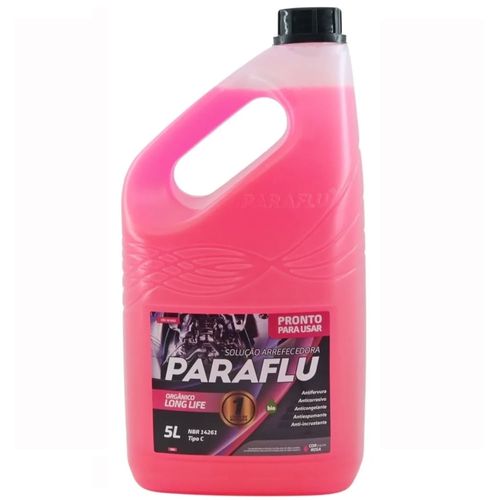 Aditivo Para Radiador Paraflu Rosa 5 Litros Pronto Para Uso