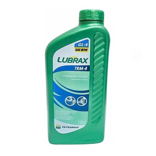 Óleo Lubrificante Mineral Monoviscoso Petrobras Lubrax TRM-4 para Transmissões Hipóides Api GL-4/80w - 1L