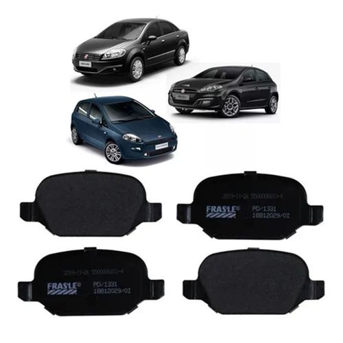 Pastilha de Freio Traseiro Fiat Linea, Punto T-Jet e Bravo - Frasle