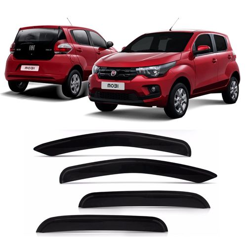Calha de Chuva 4 Portas do Fiat Mobi 2016 em Diante
