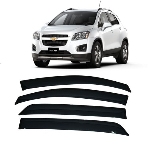 Calha de Chuva 4 Portas Chevrolet Nova Tracker 2013 até 2018