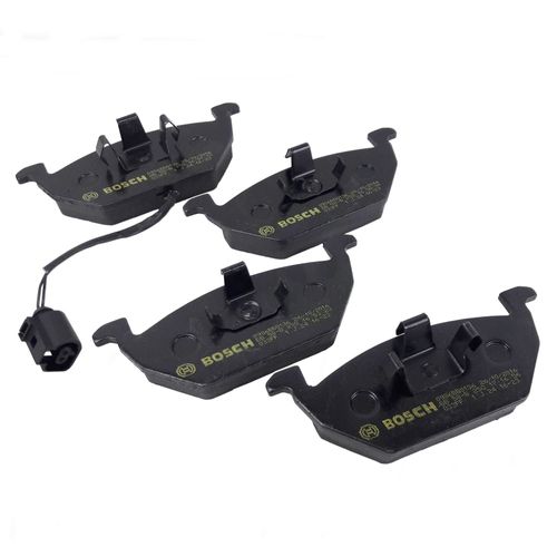 Jogo de Pastilhas de Freio Dianteiro com Sensor - Audi A3 1.6 e 1.8 - Golf 1.6 e 2.0 8v - Bora 2.0 - New Beetle 2.0 - Jetta 2.0 2011 em Diante