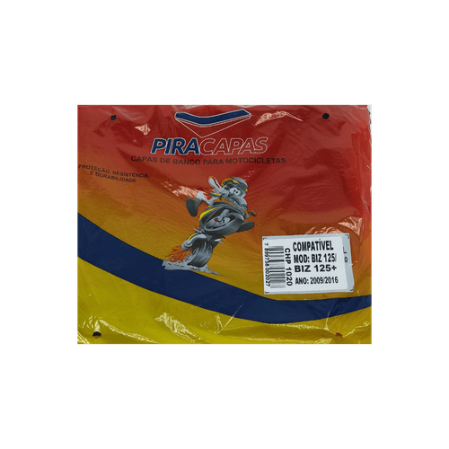 Capa de Banco Biz 125 2009 até 2016 - Piracapas