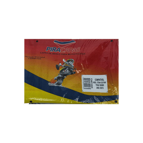 Capa De Banco Fan 125 / Fan 150 / Titan 150 2009 até 2013 - Piracapas